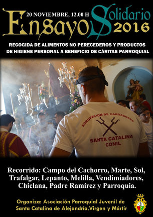 Cartel Ensayo Solidario 2016